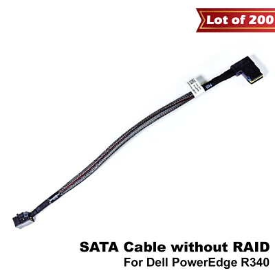 Lot 200 Dell PowerEdge R340 PERC S140 BP to MB 4x 3.5'' Mini-SAS HD Cable VTP09