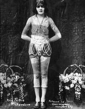 Vintage Tattoo Image 14 x 11" Photo Print