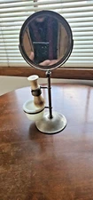 Antique Shaving table top stand with brush and cup