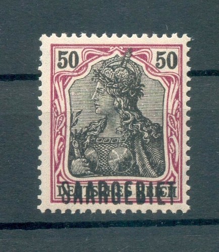 Saar 38Y Carta** MNH Postfrisch 8EUR (70966