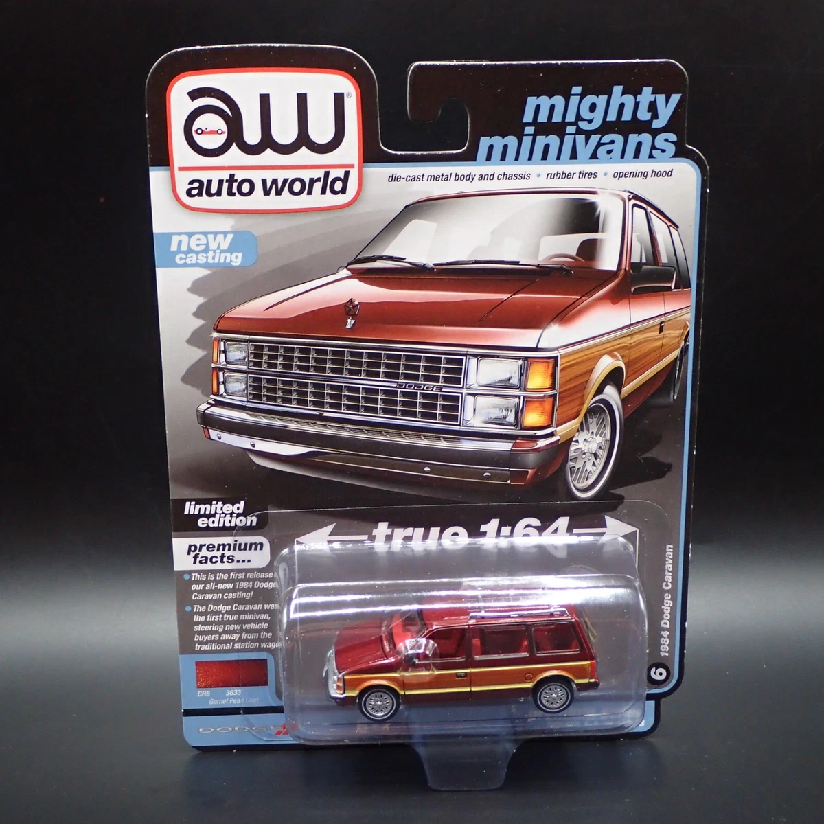 2023 AUTO WORLD 1984 DODGE CARAVAN MIGHTY MINIVANS VS B REL 1 NO 6 1:64 |  eBay