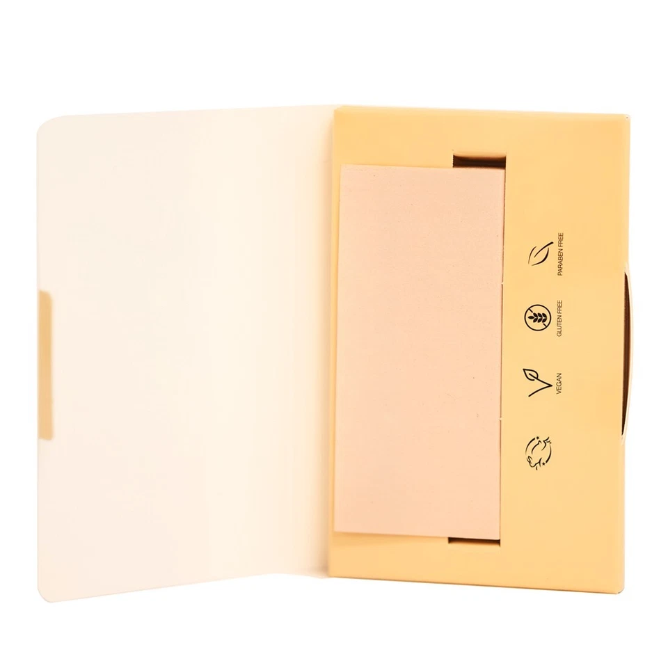 Papel de arroz Palladio tejidos faciales para piel grasa, papel absorbente de aceite Foto 3 de 3
