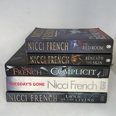 Nicci French Book Bundle Paperback X5 Red Room Beneath The Skin Complicit