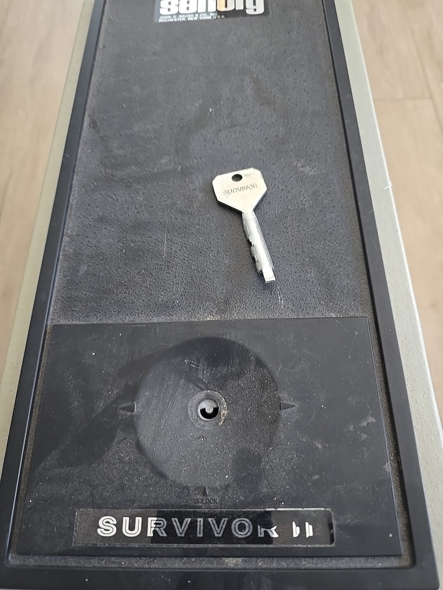 Vintage Sentry Survivor II Fireproof Safe w/2 Keys 1700