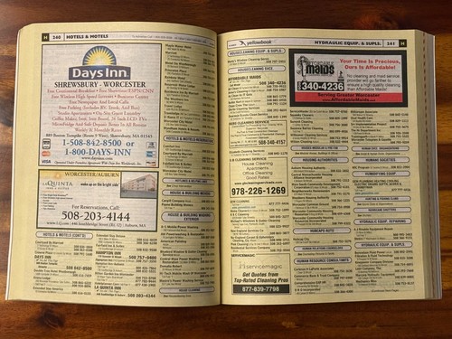 Charter YellowBook Greater Worcester Phone Book 2011-2012 Directory Mass MA - Picture 4 of 8