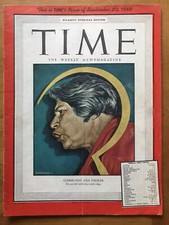 TIME MAGAZINE 1948 Communism Ana Pauker Romania Vintage Rolex Watch Ad No Label