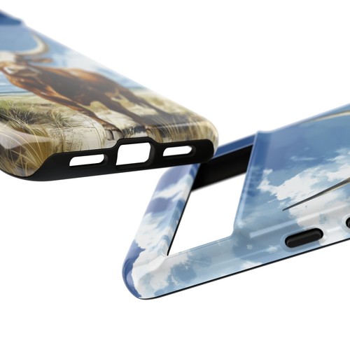 Bull Horns Blue Sky - Phone Ink Cover Case for iPhone, Galaxy, Pixel - 第 148/281 張圖片