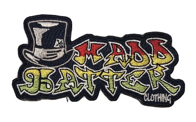 Madd Hatter Raggae patches Sew On Iron On