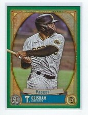 Trent Grisham 2021 Topps Gypsy Queen Green Parallel San Diego Padres #298