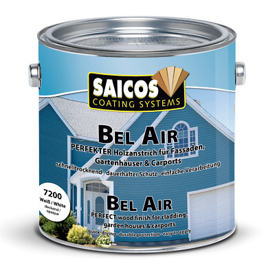 Saicos Bel Air 7230 Schwedenrot 0,75 L deckend Holz Spezialanstrich Wasserbasis