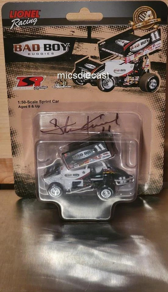 2014 Стив Кинсер #11 плохой мальчик Buggie Sprint 1:50 золотой серии TSR с автографом новый в упаковке - Изображение 2 из 4