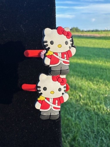 New 2 pieces Hello Kitty hair clips with spring for kid girl hair accessories - Picture 13 of 25