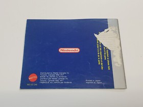 Star Tropics StarTropics Authentic Original NES Nintendo Manual Only *