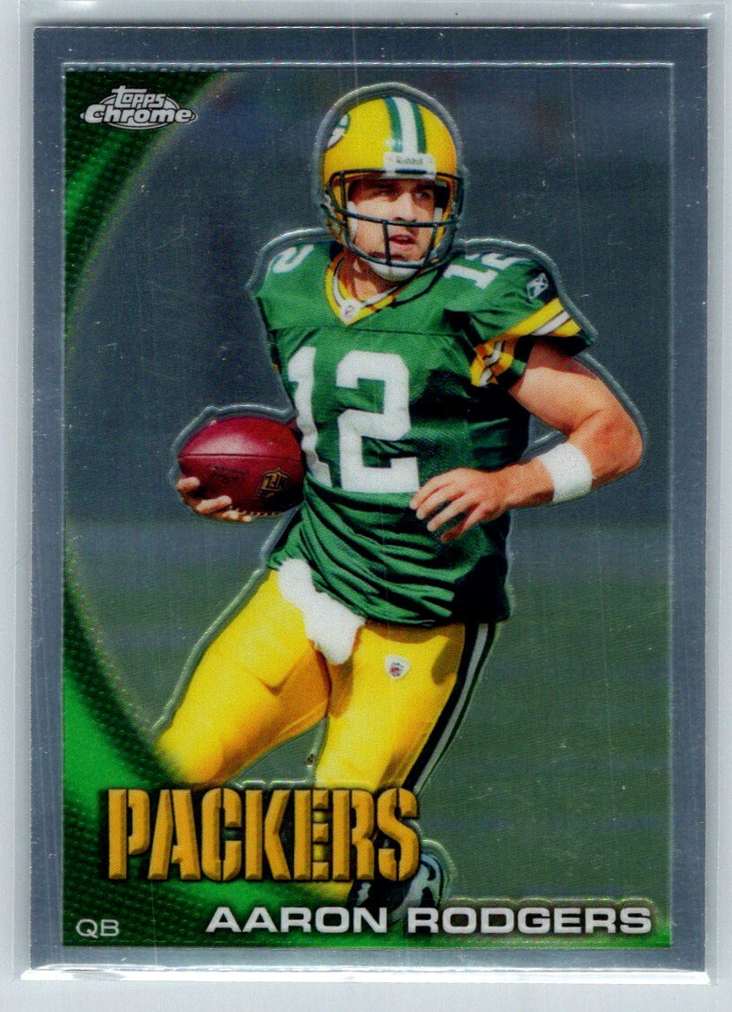 2010 Topps Chrome Refractor Aaron Rodgers #C124 Green Bay Packers  TC5738