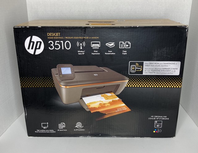 HP Deskjet 3510 All-In-One Inkjet Printer for sale online | eBay