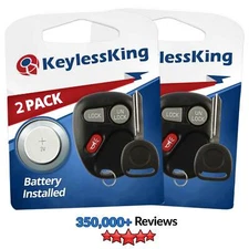 2 Replacement for 2002 Chevy Silverado : Key Entry Fob Keyless Remote Set