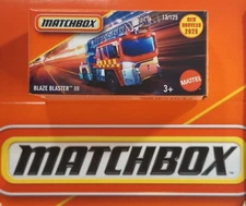 Blaze Blaster III 13/125 Matchbox 2025 POWER GRABS JBV13 MBX Rescue FIRE TRUCK