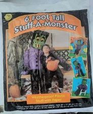 Vintage 1990 Sun Hill Halloween Stuff-A-Creature Decoration Monster