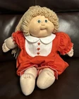 Vintage 1982 Cabbage Patch Kids Doll Blonde Green Eyes Dimples & Tooth