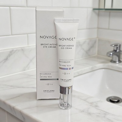 Novage+ Bright Intense Augen Creme Altersflecken Augencreme Dunkle Augenringe