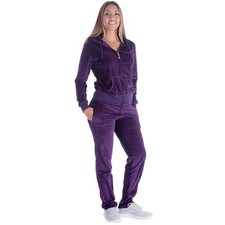 Women's Soft Velour Hoodie and Pants Tracksuit Set Sport Outfits 2 Pieces Jog...