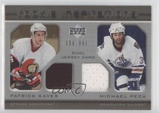 2005 Upper Deck Rookie Update Inspirations /999 Patrick Eaves Michael Peca 2d8