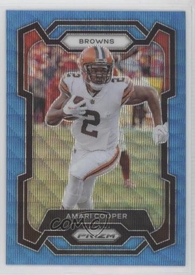 2023 Panini Prizm Blue Wave Prizm 175/199 Amari Cooper #64 12v1