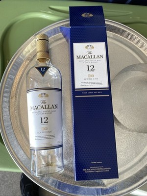 Macallan 12 Years Old Scotch Whisky Empty Bottle with Original Box -