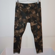 Athleta Camo Contender 7/8 Tight In Powerlift Pants Women Sz M 353647-00