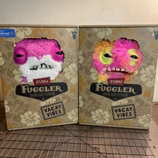 Fuggler Vacay Vibes Mr Buttons Plush Toy New In Box Lot Of 2