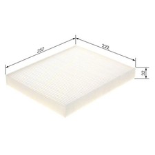 BOSCH FILTER INNENRAUMFILTER PARTIKELFILTER 1987435135 M5135 FÜR AUDI SEAT SKODA