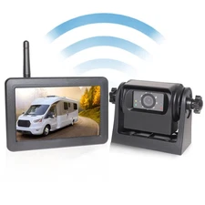 Wireless WiFi Magnetic Hitch Backup Camera 1080P HD Rechargeable Battery Powe...