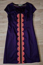 BODEN Kleid 12R (ca. 40 38 M Maße!) Retro-Stil 70er lila Minikleid - knielang