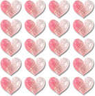 20PCS Adorable Pink Heart Magnets, Cute Fridge Decor for Kitchen, Mini Magnetic 