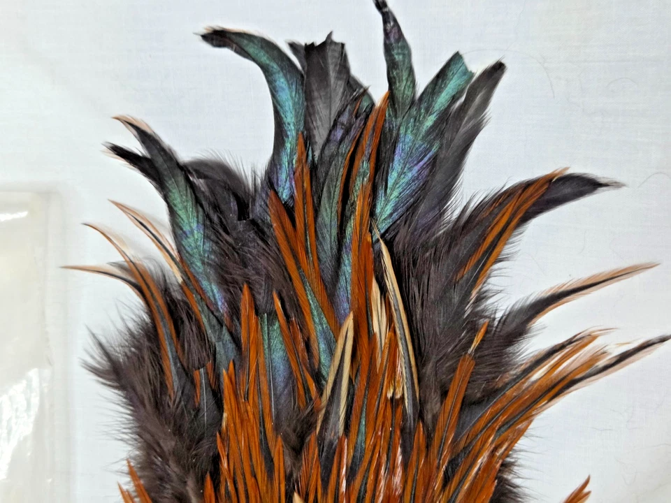 Sillín Metz Gallo Hackle Plumas para atar moscas Marrón 10"" Foto 2 de 4