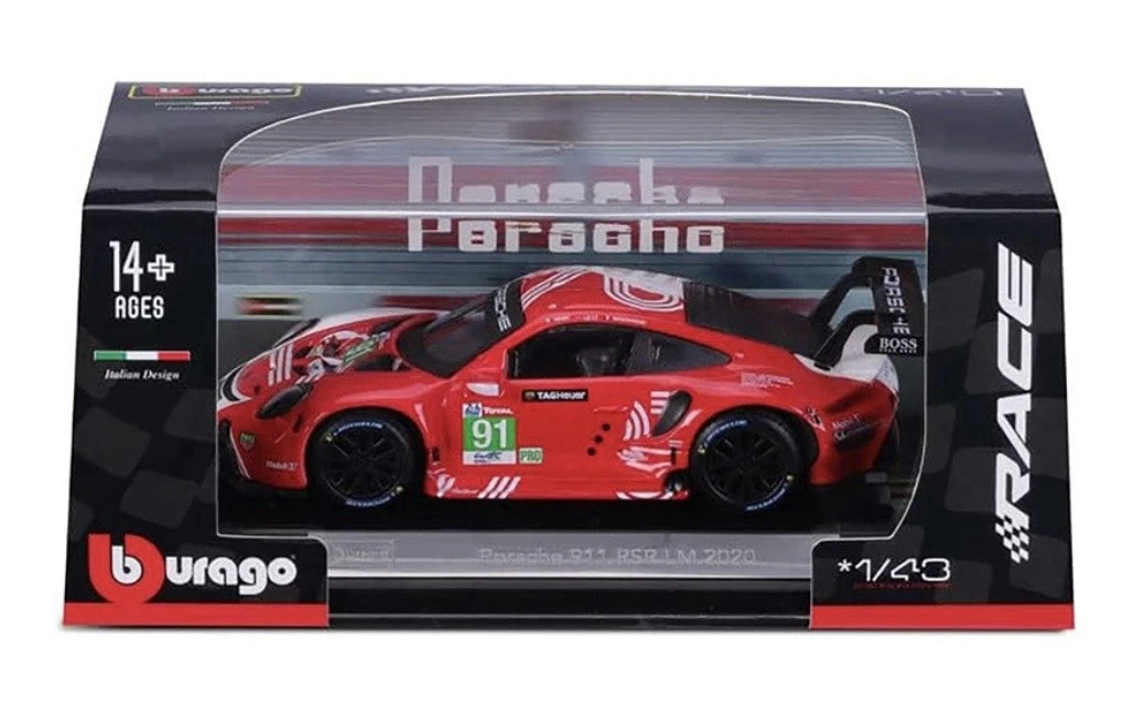 Bburago Burago Porsche 911 996 Promotionnel – Échelle 1/43, Très Rare, Sans Aileron