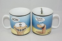 HöSti Jumbo Becher Tasse Kaffeepott- Moin Schon Wach- Maritim 500Ml (#428)