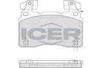 Bremsbelagsatz Vorne Brembo-System FüR Opel Insignia B Country Tourer Ab 09->