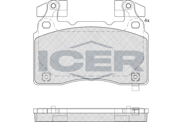 Bremsbelagsatz Vorne Brembo-System FüR Opel Insignia B Country Tourer Ab 09->-image