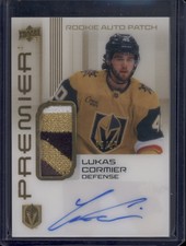 2024-25 Premier Lukas Cormier Rookie Patch Auto Gold RPA RC /65