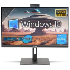 All In One 22" G460 Ram 4Gb Ssd 240Gb Windows 10 Pro Aio Computer Vesa Pc Lcd