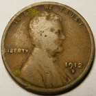 1912 D Lincoln Wheat Cent Penny   "Actual Coin Pictured - Not Cleaned"