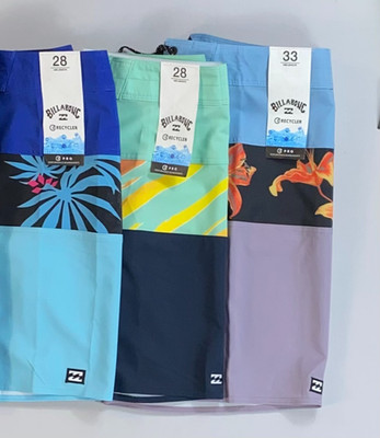 Men's Billabong Recycler Tribong Pro Mid Length Board Shorts Swim NEW