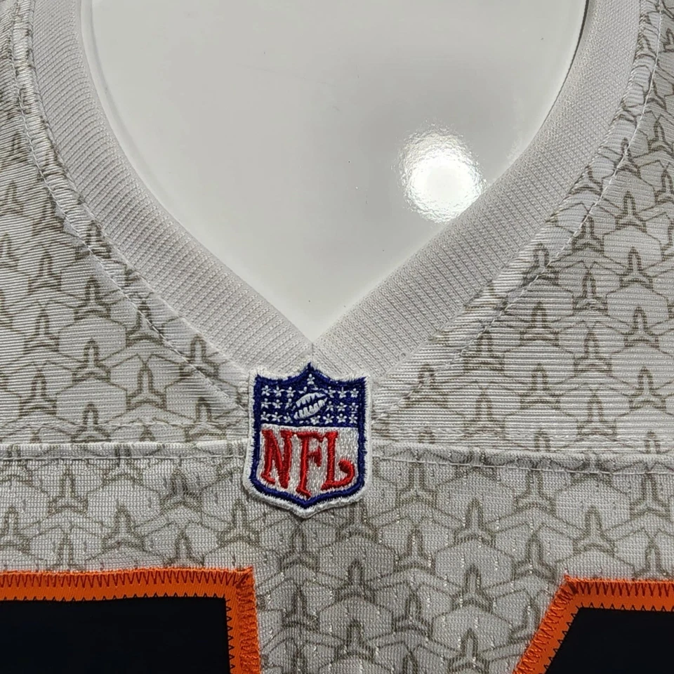 NFL Brian Urlacher #54 Y2K Bears Jersey L Kids Youth White Pro Bowl Fan Edition — 第 4/4 张图片