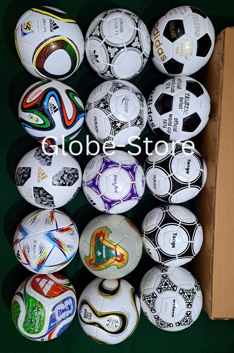 Adidas Historical Set 15 Pcs FIFA World Cup 1970-2026 Soccer Match