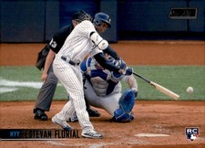 2021 Stadium Club #199 Estevan Florial Black Foil