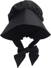 GRACEART Victorian Adult Women Girls Headgear Hat Ladies Handmaid Bonnet Mediev