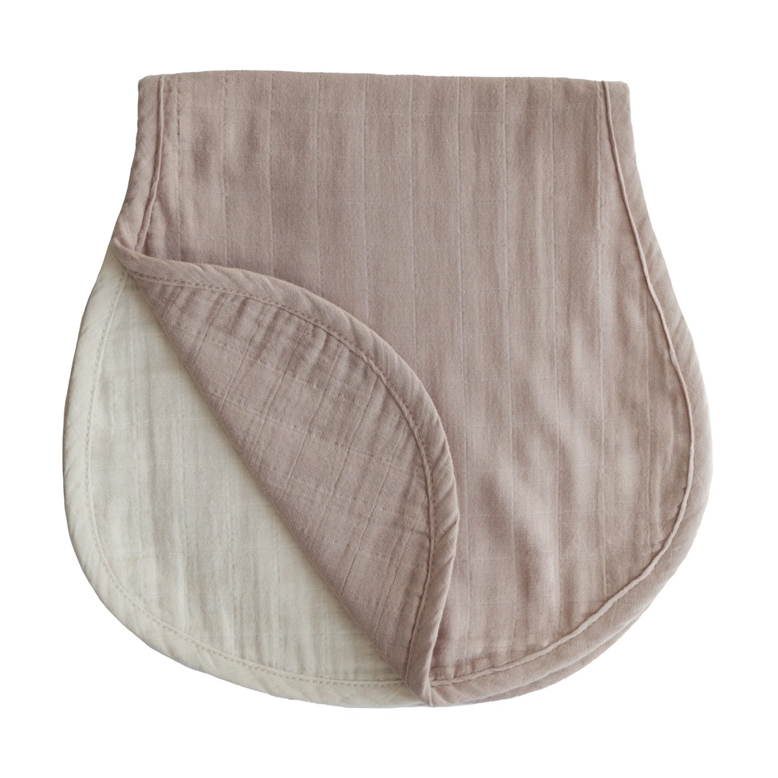 NWT Mushie Burp Cloth Set of 2 Natural/Fog Organic Cotton Muslin 2 Pack
Opens in a new window or tab