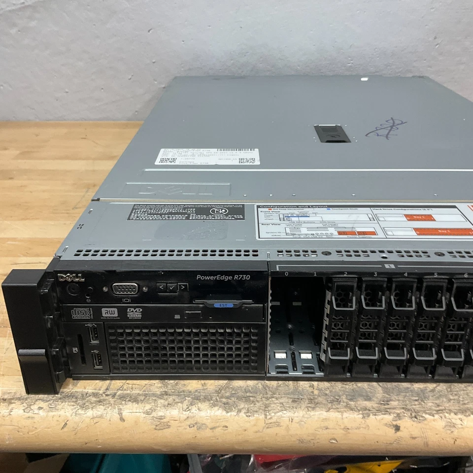 Dell Poweredge R730 Server 1x E5-2637V4 351 GHz 16GB RAM NO HDD NO OS - Image 2 of 4