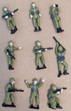 1997 Galoob Battle Squads Combat Platoon 9 Troops